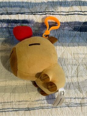 Just Funky Capybara Plush Keychain Charm